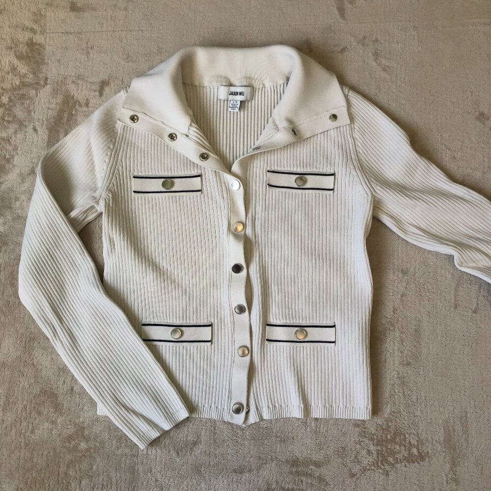 Jason Wu White Ladies Button Up Top